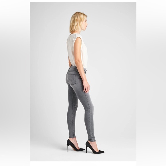 HUDSON | Nico Mid Rise Super Skinny - Trooper Grey Sz 28 - Picture 2 of 3